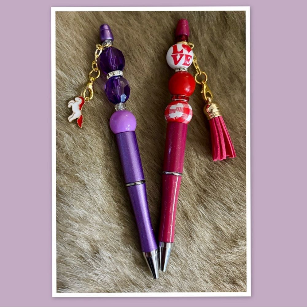Valentine's Day Embellished Pens (2)